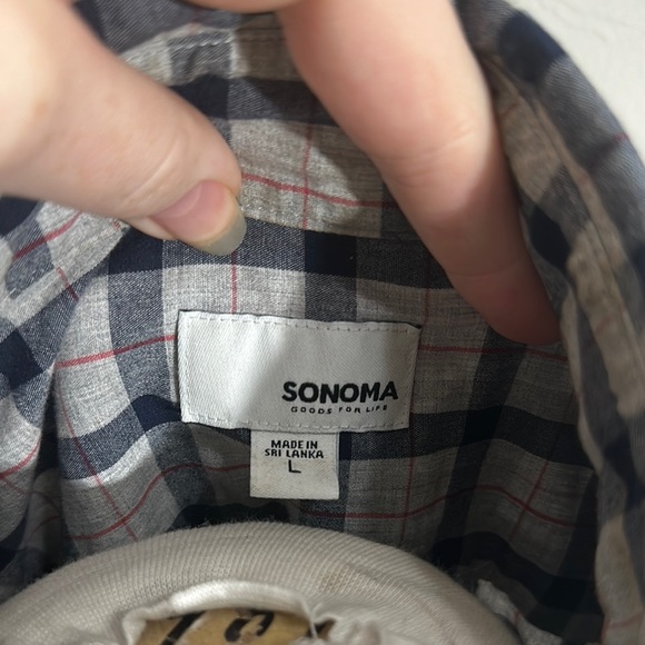 BOGO Men's Blue Plaid Shirt - Picture 2 of 7